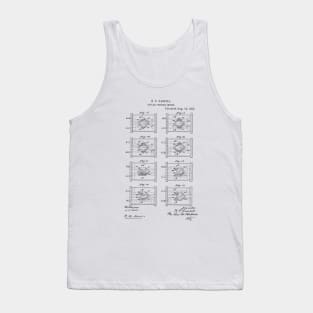 Duplex Pumping Engine Vintage Patent Hand Drawing Tank Top